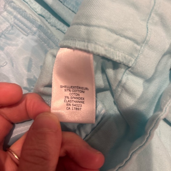 Banana Republic Light Blue Chino Shorts - Size 4 - Picture 4 of 5